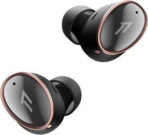 1MORE EVO Noise Cancelling Earbuds, Audiophile Headphones with Dual Drivers, Adaptive ANC, Bluetooth Headphones, HiFi Sound, LDAC, Hi-Res Audio, 6 Mics, 28H Playtime, Wireless Charging, Black