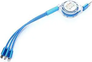 All-in-one retractable data cable Android Type-C three-in-one multi-function data cable multi-charge cable for iOS All-in-one retractable data cable Android Type-C three-in-one multi-function data cable multi-charge cable for iOS