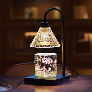 Candle Warmer Lamp with Dimmer, 2H/4H/8H Timer, Compatible with Jar Candles, Home Decor Gift for her, Birthday Gift for mom, Home Scented Jar Candles Heater, Black