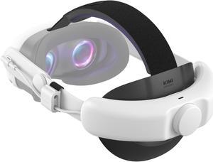 Compatible With Oculus Quest 3 Headband, Lightweight And Adjustable  Accessories To Enhance VR Headset Support And Comfort (White)(Black)VR  Accessories