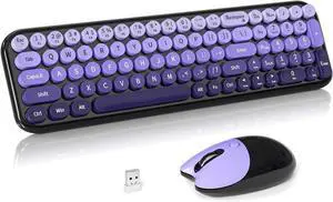 Wireless Keyboard and Mouse Combo 2.4GHz Colorful Full-Size Wireless Keyboard and Mouse Combo 2.4GHz Colorful Full-Size