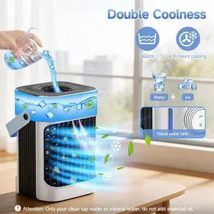 Portable Air Cooler with 800ml Water Tank Portable Air Cooler with 800ml Water Tank