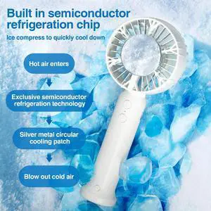 Portable Handheld Fan with Refrigeration Mode Portable Handheld Fan with Refrigeration Mode