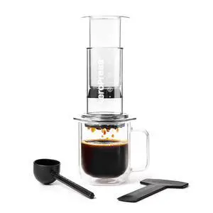 AeroPress Clear Coffee Press 3 in 1 brew method combines French Press AeroPress Clear Coffee Press 3 in 1 brew method combines French Press