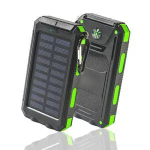 Power-Bank-Solar-Charger - 8000mAh Portable Charger Power-Bank-Solar-Charger - 8000mAh Portable Charger