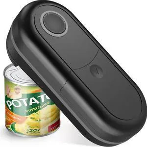 One Touch Automatic Tin Opener with 360° Smooth Edge Safe Cut Tech One Touch Automatic Tin Opener with 360° Smooth Edge Safe Cut Tech