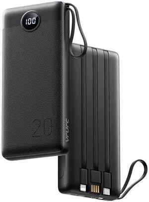 Portable Charger 20000mAh with Built in Fast Charging Cables Portable Charger 20000mAh with Built in Fast Charging Cables