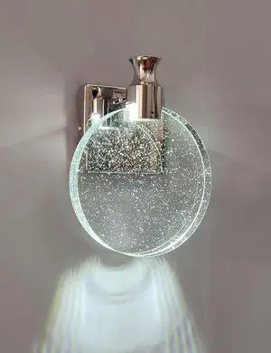 Round LED Crystal Wall Light for Living Room Bedroom Round LED Crystal Wall Light for Living Room Bedroom