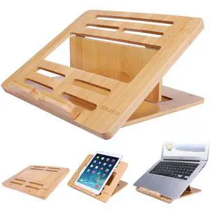 Bamboo Fodable Laptop Notebook Riser Stand Bamboo Fodable Laptop Notebook Riser Stand