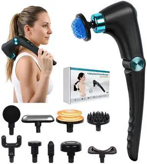 Massage Gun with Heat & Cold Long Handle Massage Gun Deep Tissue Massage Gun with Heat & Cold Long Handle Massage Gun Deep Tissue
