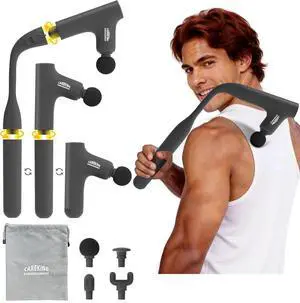 3-in-1 Massage Gun Deep Tissue with Extended Handle 3-in-1 Massage Gun Deep Tissue with Extended Handle