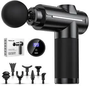 Deep Tissue Muscle Massage Gun with 32 Adjustable Levels and 8 Heads Deep Tissue Muscle Massage Gun with 32 Adjustable Levels and 8 Heads