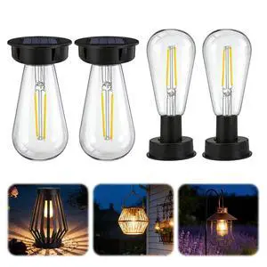 Solar Light Bulb 4 Pack Solar Replacement Bulbs Solar Light Bulb 4 Pack Solar Replacement Bulbs