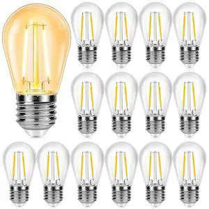 15 Pack S14 LED String Lights Bulb Replacement 15 Pack S14 LED String Lights Bulb Replacement