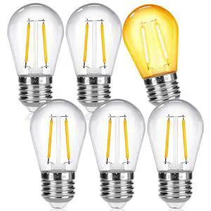 Outdoor String Light Replacement Bulbs 2W E27 S14 220V Outdoor String Light Replacement Bulbs 2W E27 S14 220V