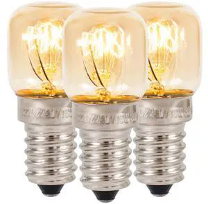 (3 Pack) Salt Lamp Bulb | Oven | Fri | Small Screw E14 15W (3 Pack) Salt Lamp Bulb | Oven | Fri | Small Screw E14 15W