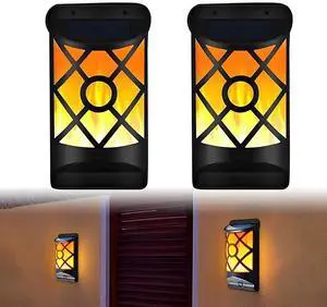 2PCS Solar Wall Lights Outdoor 2PCS Solar Wall Lights Outdoor