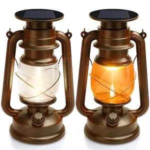 2 Pack Vintage Solar Lantern 2 Pack Vintage Solar Lantern