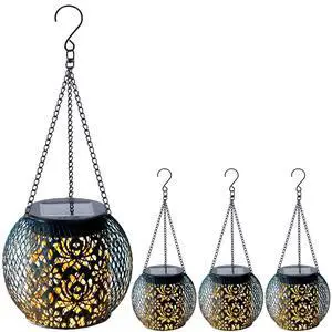 4 Pack Upgraded Hanging Outdoor Lantern Garden 4 Pack Upgraded Hanging Outdoor Lantern Garden