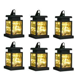 Set of 6 Solar Lantern Lights Outdoor Waterproof Set of 6 Solar Lantern Lights Outdoor Waterproof