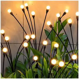 Solar Swaying Garden Lights 4 Pack Firefly Lights for Yard Solar Swaying Garden Lights 4 Pack Firefly Lights for Yard