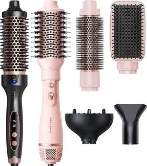Blowout Boost Thermal Brush Rose Gold and Air Sculpt 5-in-1 Hair Dryer Brush Blowout Boost Thermal Brush Rose Gold and Air Sculpt 5-in-1 Hair Dryer Brush
