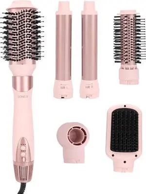 6-in-1 Hair Dryer Set with Storage Case 6-in-1 Hair Dryer Set with Storage Case