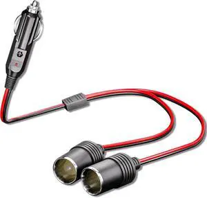Car Cigarette Lighter Splitter 1 to 2 12V Power Charger Port Adapter Car Cigarette Lighter Splitter 1 to 2 12V Power Charger Port Adapter