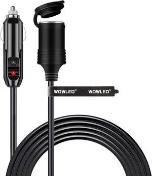 Cigarette Lighter Extension Cord 10ft 8A Cigarette Lighter Extension Cord 10ft 8A