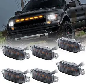 12W 4-LED Amber Front Grille Lights 12W 4-LED Amber Front Grille Lights