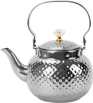 Hammered Tea Pot Stainless Steel teapot Loose Leaf Kettle for Tea Hammered Tea Pot Stainless Steel teapot Loose Leaf Kettle for Tea