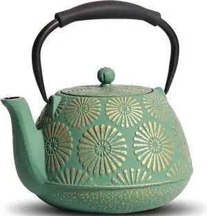Cast Iron Teapot 1200ml Large Capacity Tea Kettle Cast Iron Teapot 1200ml Large Capacity Tea Kettle
