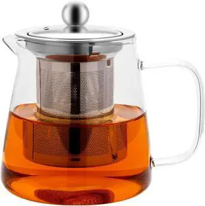 Glass Teapots 950ml Borosilicate Glass Tea Pots with Infuser Glass Teapots 950ml Borosilicate Glass Tea Pots with Infuser
