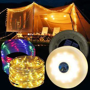 10M 2-in-1 Portable Lantern & RGB String Lights with 8 Modes 10M 2-in-1 Portable Lantern & RGB String Lights with 8 Modes