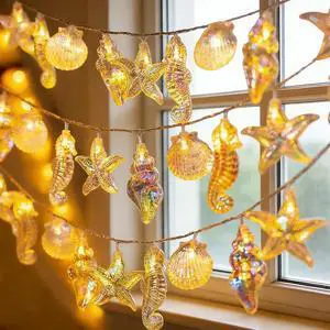Starfish Seashell String Lights Starfish Seashell String Lights