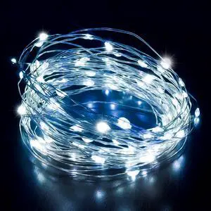 50 LED Battery-Powered Christmas Fairy Lights 50 LED Battery-Powered Christmas Fairy Lights