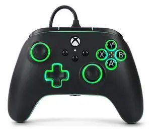 PowerA Advantage Wired Controller for Xbox Series X|S with Lumectra - Black, gamepad, wired video game controller, gaming controller, works with Xbox One and Windows 10/11, officially licensed PowerA Advantage Wired Controller for Xbox Series X|S with Lumectra - Black, gamepad, wired video game controller, gaming controller, works with Xbox One and Windows 10/11, officially licensed
