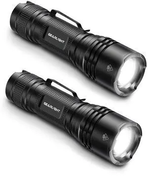 GearLight LED Tactical Flashlights High Lumens - Mini Flashlights for EDC Carry - Compact Powerful Emergency Flashlight Made from Military-Grade Aluminum - Drop Resistant and Water Resistant GearLight LED Tactical Flashlights High Lumens - Mini Flashlights for EDC Carry - Compact Powerful Emergency Flashlight Made from Military-Grade Aluminum - Drop Resistant and Water Resistant