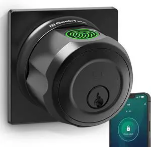 GeekTale Smart Deadbolt, Fingerprint Deadbolt Lock, Fingerprint Door Knob with Lock, Keyless Deadbolt, Keyless Entry Door Lock with App, for Front Door, Garage, Easy Installation GeekTale Smart Deadbolt, Fingerprint Deadbolt Lock, Fingerprint Door Knob with Lock, Keyless Deadbolt, Keyless Entry Door Lock with App, for Front Door, Garage, Easy Installation