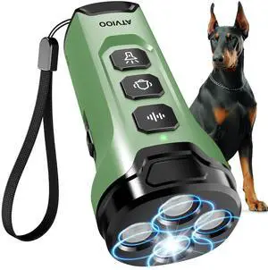 Dog Bark Deterrent Devices - Humane & Effective Training Dog, Stop No More Barking with 3X Ultrasonic Emitters (Green) Dog Bark Deterrent Devices - Humane & Effective Training Dog, Stop No More Barking with 3X Ultrasonic Emitters (Green)
