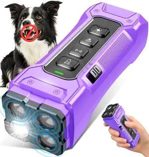 Dog Bark Deterrent Devices, Anti Barking Device 3X Ultrasonic Bark Control Device 50ft Range, Rechargeable & Safe Dog Training Tool for Quiet Walks and Peaceful Homes Dog Bark Deterrent Devices, Anti Barking Device 3X Ultrasonic Bark Control Device 50ft Range, Rechargeable & Safe Dog Training Tool for Quiet Walks and Peaceful Homes