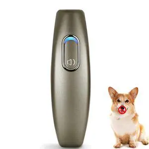 Ultrasonic Dog Barking Deterrent, 2 in 1 Dog Training and Bark Control Device, Anti-Barking Device, Dog Silencer, Ultrasonic Dog Whistle, Indoor&Outdoor, up to 16.4 Ft Large Control Range(Brown) Ultrasonic Dog Barking Deterrent, 2 in 1 Dog Training and Bark Control Device, Anti-Barking Device, Dog Silencer, Ultrasonic Dog Whistle, Indoor&Outdoor, up to 16.4 Ft Large Control Range(Brown)
