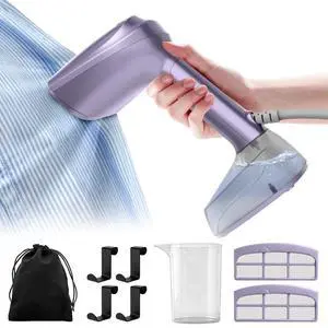 Vacuum Steamer for Clothes, 3500Pa Suction Handheld Clothes Steamer,Equipped with multiple modes,Portable Travel Steamers for Clothes, Steaming & Ironing 2 in 1,400ml Water Tank (for 110-120V) Vacuum Steamer for Clothes, 3500Pa Suction Handheld Clothes Steamer,Equipped with multiple modes,Portable Travel Steamers for Clothes, Steaming & Ironing 2 in 1,400ml Water Tank (for 110-120V)