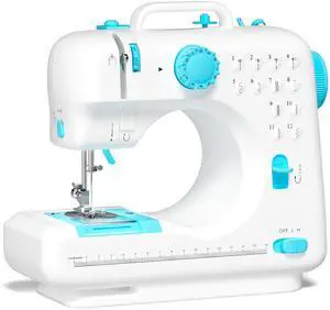 Beginner Sewing Machine, 12 Built-in Stitches with Foot Pedal, 2-Speed Control, Portable Mini Sewing Machine for Home Travel Use & Sewing Enthusiasts (blue) Beginner Sewing Machine, 12 Built-in Stitches with Foot Pedal, 2-Speed Control, Portable Mini Sewing Machine for Home Travel Use & Sewing Enthusiasts (blue)