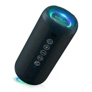 Ortizan Portable Bluetooth Speaker: IPX7 Waterproof, 24W Loud Sound, Deep Bass, Bluetooth 5.3, LED Lights, Wireless Stereo Pairing, 30H Playtime, for Home/Outdoor/Party/Beach, Birthday Gift (Blue) Ortizan Portable Bluetooth Speaker: IPX7 Waterproof, 24W Loud Sound, Deep Bass, Bluetooth 5.3, LED Lights, Wireless Stereo Pairing, 30H Playtime, for Home/Outdoor/Party/Beach, Birthday Gift (Blue)