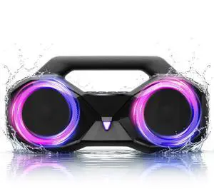 OZJ Bluetooth Speaker Outdoor Loud: 80W(Peak) with Bass, Portable Wireless Speaker with IPX7 Waterproof, 20H Playtime, RGB Lights, TWS for Outside, Beach, Work (Black) OZJ Bluetooth Speaker Outdoor Loud: 80W(Peak) with Bass, Portable Wireless Speaker with IPX7 Waterproof, 20H Playtime, RGB Lights, TWS for Outside, Beach, Work (Black)