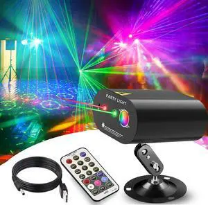 DJ Disco Ball Party Lights with Sound-Activated Remote | Durable ABS RGB LED Strobe Stage Lighting, Light Projector for Xmas, Rave, Club, Bar, Home Room Decoration, DJ Stage Light. DJ Disco Ball Party Lights with Sound-Activated Remote | Durable ABS RGB LED Strobe Stage Lighting, Light Projector for Xmas, Rave, Club, Bar, Home Room Decoration, DJ Stage Light.