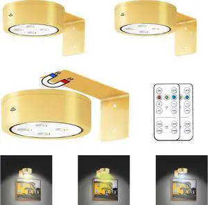 MIOBLUE 3Pack Picture Light Battery Operated Painting Lights, Wireless Magnetic Display Art Light with Remote Controls,Dimmable Timer Portrait Light for Art Frame Artworking,Wall Decor Puck Light MIOBLUE 3Pack Picture Light Battery Operated Painting Lights, Wireless Magnetic Display Art Light with Remote Controls,Dimmable Timer Portrait Light for Art Frame Artworking,Wall Decor Puck Light