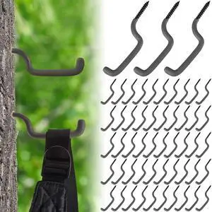 Bow Hangers for Tree Stand, Bow Hooks for Hunting | Bow and Gear Accessory, Hook Holder Bulk, for Archery, Hunting, Pointed Tips, Easily Screw into Tree, 4.5 x 1.5 Inch Bow Hangers for Tree Stand, Bow Hooks for Hunting | Bow and Gear Accessory, Hook Holder Bulk, for Archery, Hunting, Pointed Tips, Easily Screw into Tree, 4.5 x 1.5 Inch
