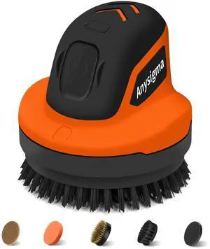 Electric Grill Brush for Outdoor Grill- 4 Replaceable Heads, 3000mAh IPX7 Waterproof BBQ Cleaning Scrubber for Kitchen & Car & Bathroom - Ideal Mothers for Grill Lovers, Dad, Mom Electric Grill Brush for Outdoor Grill- 4 Replaceable Heads, 3000mAh IPX7 Waterproof BBQ Cleaning Scrubber for Kitchen & Car & Bathroom - Ideal Mothers for Grill Lovers, Dad, Mom